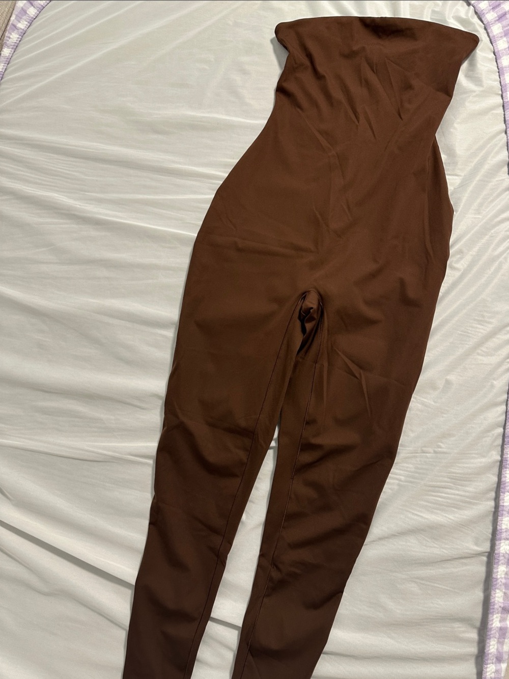 SKIMS Strapless Chocolate Brown Jumpsuit
